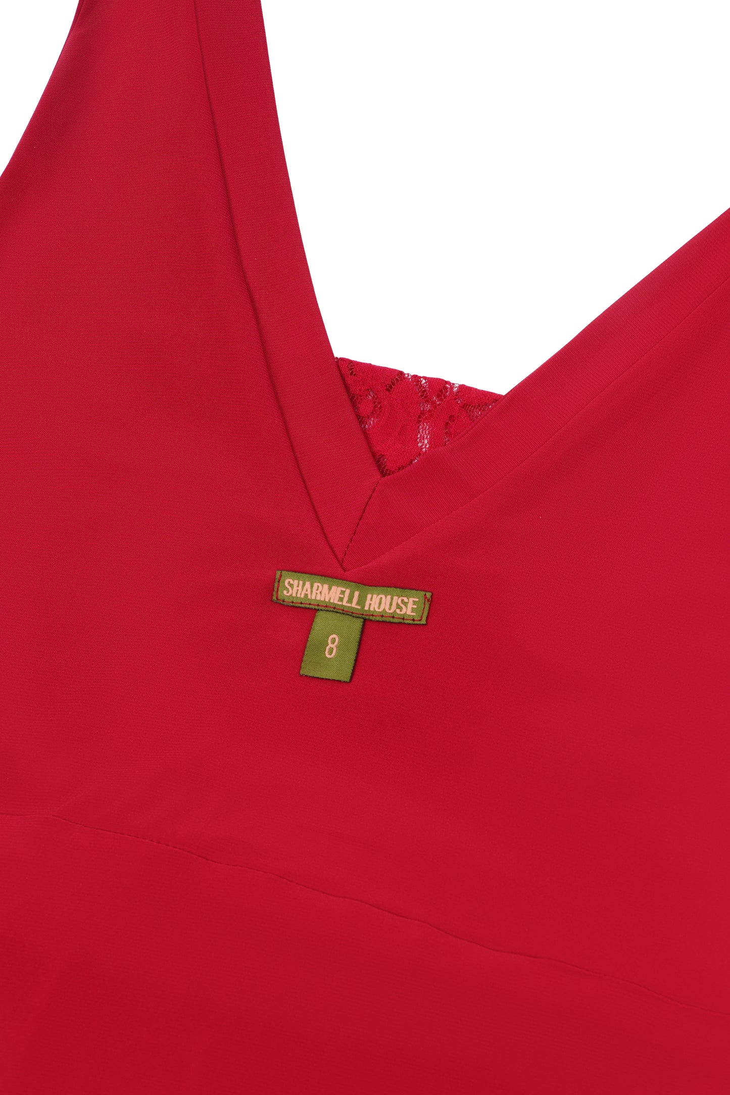 DONNA SHORT DRESS (SCARLET RED)